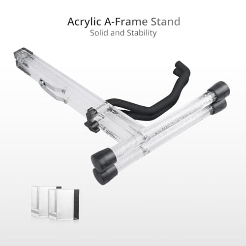 MUSO Crystal Bubble Acoustic/Electric Guitar & Bass Floor Stand