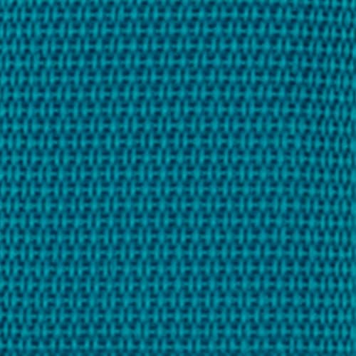 Ernie Ball Polypro Guitar/Bass Strap - Breaker Blue — Teal With White