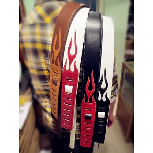 Lightning Pattern Guitar Strap for Electric Guitar/Bass