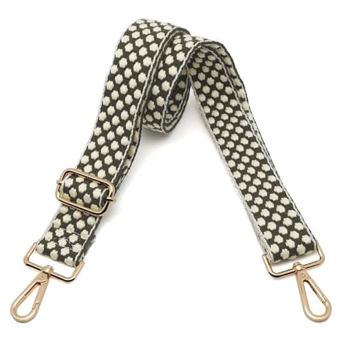 Adjustable Crossbody Purse Strap for Kolti Handbags — Gold Buckle-413