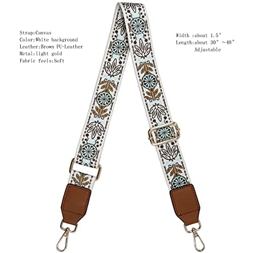 Duwi Wide Multicolor Guitar Style Handbag & Purse Strap