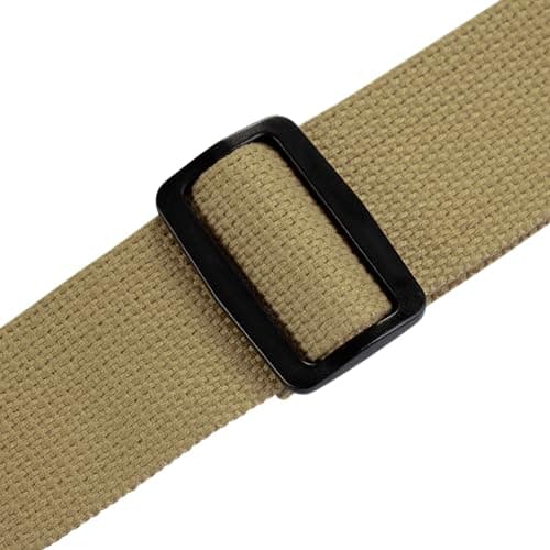 Levy's Leathers Tan Signature Cotton Guitar Strap with Tri-Glide Adjustment