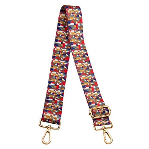 Adjustable Guitar Multicolor Crossbody Strap for Purses — Rhombus W