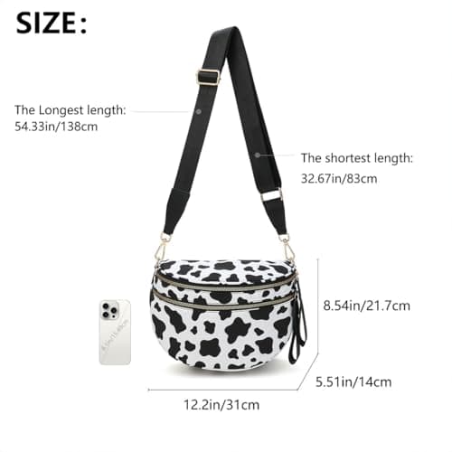 Nuvore Checkered Crossbody Bag, Stylish & Practical for Women