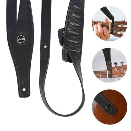 Black Lightning Pattern Guitar Strap for Electric Guitar/Bass