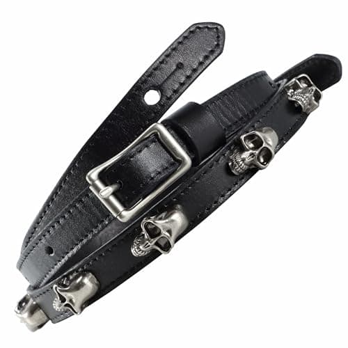 Handmade Vegetable Tanned Cowhide Guitar Strap for Electric and Bass Guitars