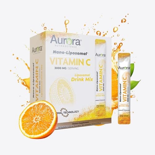 Aurora Nutrascience Nano-Liposomal Vitamin C, 3,000 mg, Immune Support, 30 Servings