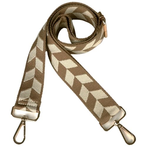 Women's Handbag Shoulder Strap - Wide 3.8cm Crossbody Bag Replacement — Oho-brown