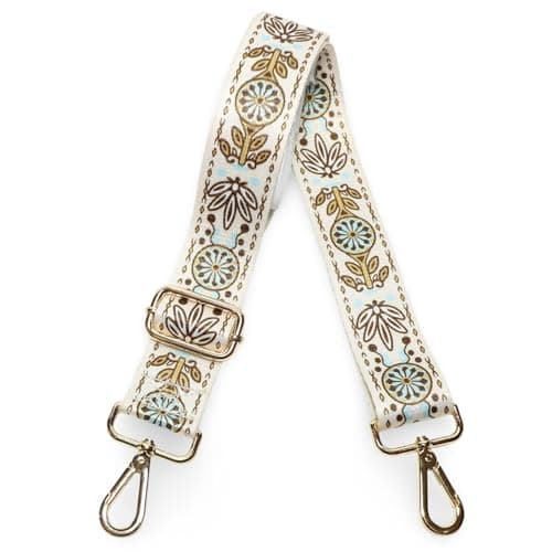 Adjustable Crossbody Purse Strap for Kolti Handbags — Gold Buckle-374