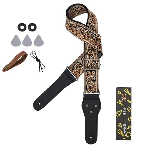 Best Jacquard Embroidery Cotton Guitar Straps for Friends with Picks and Locks
| Perfect Jacquard Embroidery Cotton Guitar Straps for Friends with Picks, Locks and Button
| Best Gift Jacquard Embroidery Cotton Guitar Straps with Picks, Locks and But 