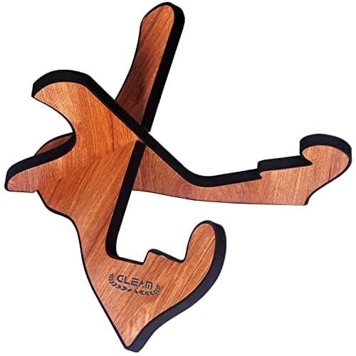 Universal Wooden Guitar Stand for Acoustic Electric Guitar and Bass
