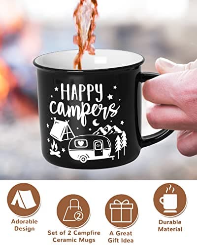 Couples Camping Mug Set for Christmas.