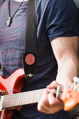 Levy's Leathers Signature Series Black Cotton Guitar Strap