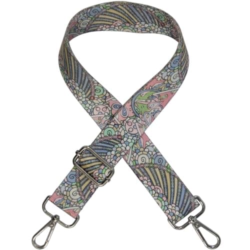 Duwi Wide Multicolor Guitar Style Handbag & Purse Strap — N,d,p43