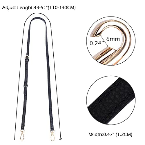 Full Grain Genuine Leather Strap for Crossbody Handbags - LIVE UP