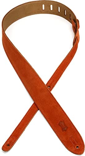 Levy's 2" Brown Suede Leather Strap — Copper