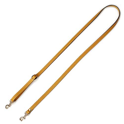 VanEnjoy Genuine Leather Crossbody Strap Replacement - 1/2" Width, 25-51" Length — Yellow