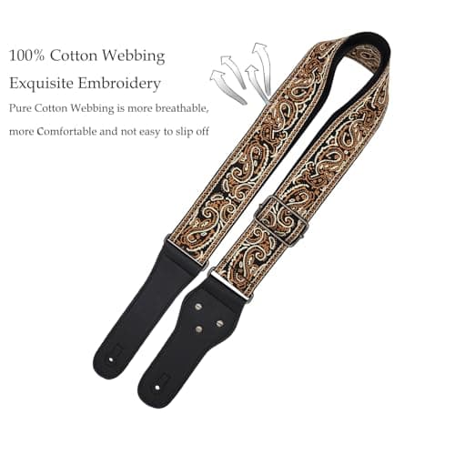 Best Jacquard Embroidery Cotton Guitar Straps for Friends with Picks and Locks
| Perfect Jacquard Embroidery Cotton Guitar Straps for Friends with Picks, Locks and Button
| Best Gift Jacquard Embroidery Cotton Guitar Straps with Picks, Locks and But
