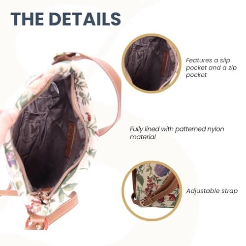 Signare Tapestry Crossbody Sling Bag for Women