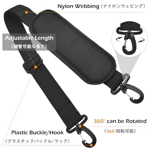Adjustable Padded Metal Hook Strap for Triwonder Shoulder and Crossbody Bags