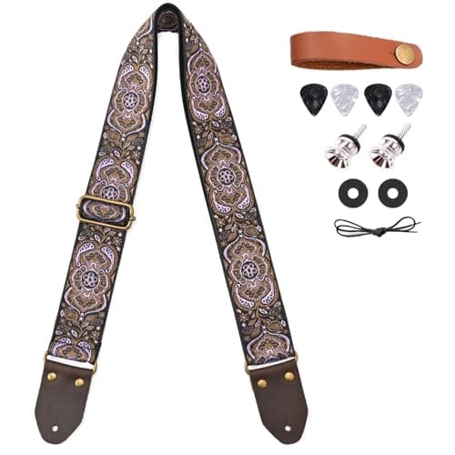 Embroidery Cotton Guitar Strap