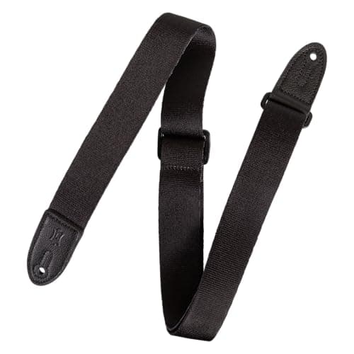 Levy's 1.5" Kids Guitar Strap with Tri-Glide Adjustment - Black