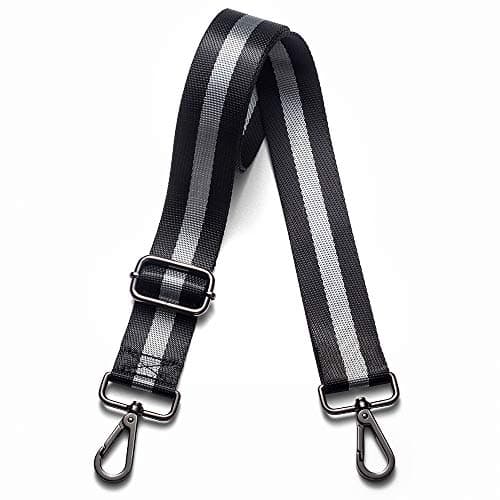Adjustable Crossbody Purse Strap for Kolti Handbags — Gun Metal Buckle-22