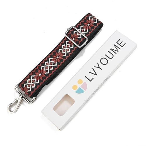 Silver Hardware Crossbody Purse Strap - Wide & Adjustable Replacement