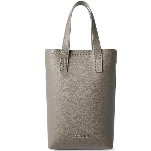 BOSTANTEN Women's Mini Crossbody Tote with Adjustable Strap — A-grey