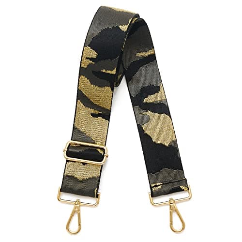 DOAPMLL Adjustable Gold Hardware Canvas Shoulder Strap for Women's Crossbody Purse — Leopard01