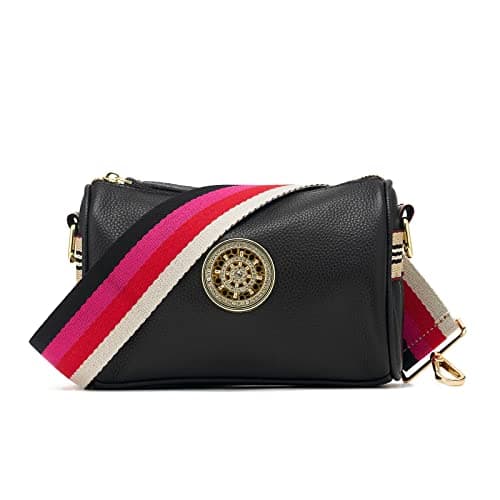 DOAPMLL Adjustable Gold Hardware Canvas Shoulder Strap for Women's Crossbody Purse