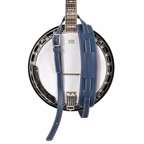 Christmas Green Nefelibata Banjo Strap — Deep Sea Blue