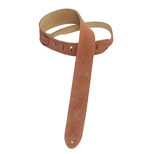 Levy's 2" Brown Suede Leather Strap — Rust