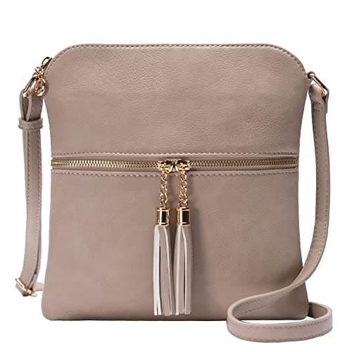 Solene Women's Lightweight Tassel Crossbody Purse, Perfect Daily and Travel Bag — Brick5