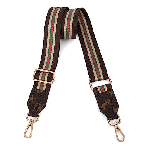 Adjustable Multicolor Replacement Straps for Montana West Crossbody Handbag — Mw Strip Coffee-2012