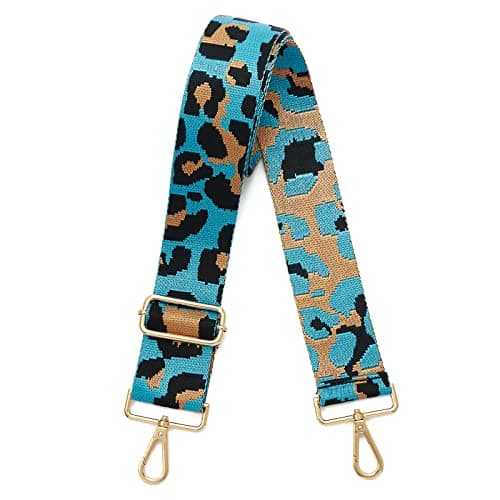 DOAPMLL Adjustable Gold Hardware Canvas Shoulder Strap for Women's Crossbody Purse — Leopard13