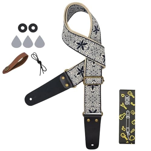 Best Jacquard Embroidery Cotton Guitar Straps for Friends with Picks and Locks
| Perfect Jacquard Embroidery Cotton Guitar Straps for Friends with Picks, Locks and Button
| Best Gift Jacquard Embroidery Cotton Guitar Straps with Picks, Locks and But 