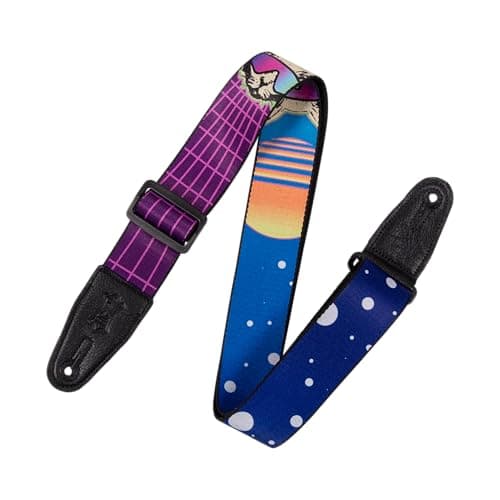 Levy's 2" Wide Polyester Guitar Strap — Cyber Cat