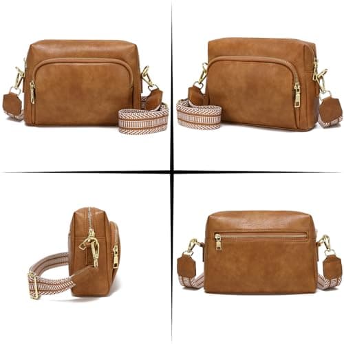 Leamekor Women's Small Crossbody Purses with Guitar Strap