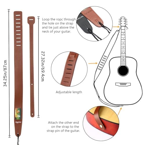 OXYEFEI Custom Engraved 2.5" Wide Adjustable Bass Guitar Strap Gifts