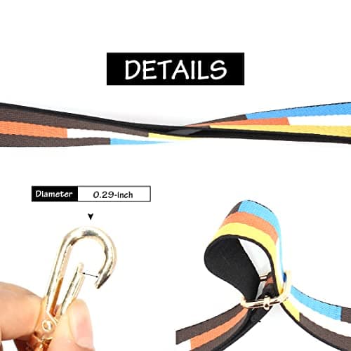 Colorful Adjustable Wide Purse Strap for Handbag and Crossbody Bag