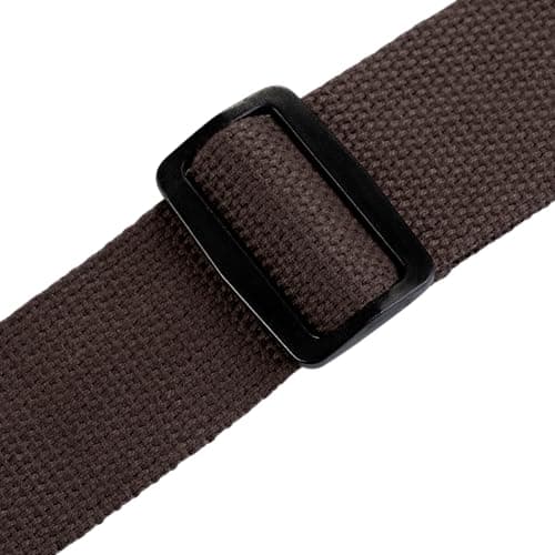 Levy's Leathers Signature Brown Cotton Guitar Strap with Tri-Glide Adjustment