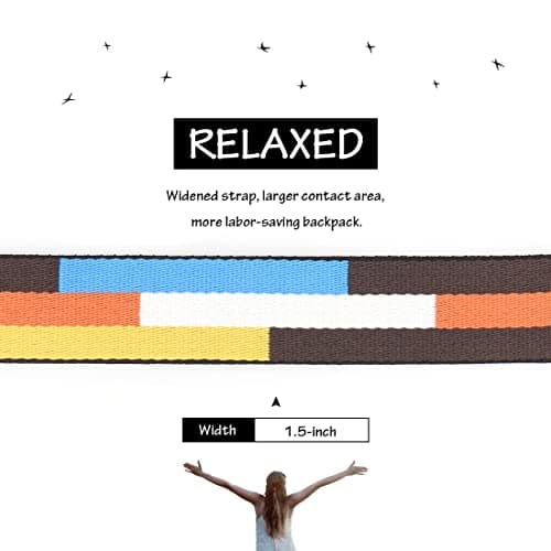 Colorful Adjustable Wide Purse Strap for Handbag and Crossbody Bag