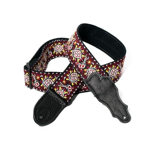 Retro Folk Guitar Strap, 2" Width