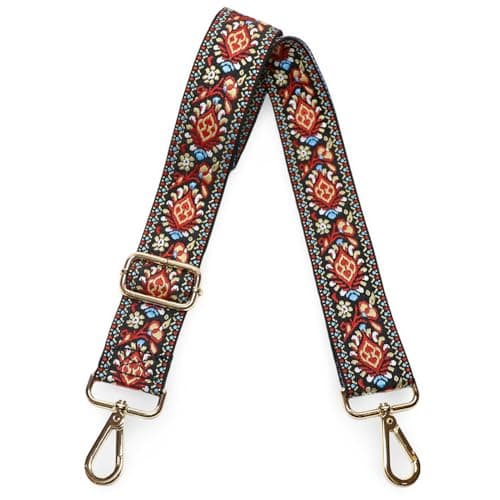 Adjustable Crossbody Purse Strap for Kolti Handbags — Gold Buckle-377