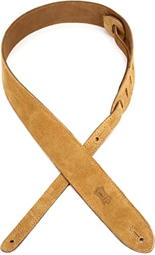 Levy's 2" Brown Suede Leather Strap — Tan