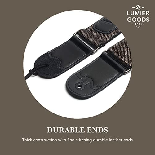 Bass, Electric & Acoustic Guitar Strap with Locks