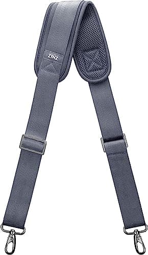Padded Shoulder Strap Replacement for ZINZ Bag — Dark Gray