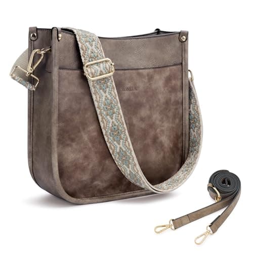 Trendy Vegan Leather Crossbody Bag for Women with Adjustable Shoulder Strap