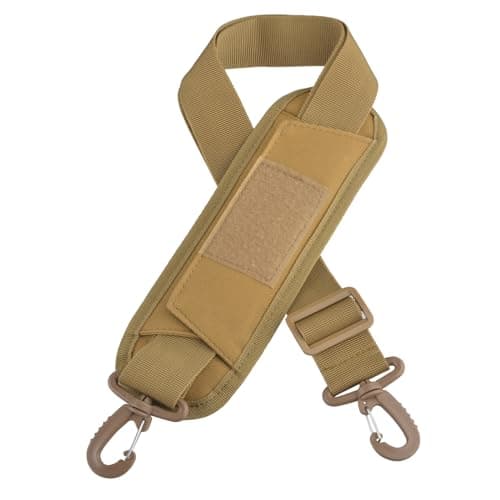 Adjustable Padded Metal Hook Strap for Triwonder Shoulder and Crossbody Bags — 02# Khaki with Padded